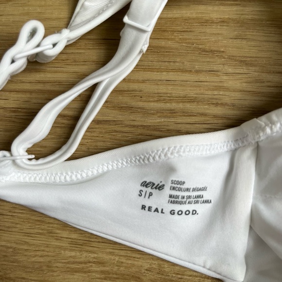 Aerie Real Good Scoop Bikini Top Size S - Picture 3 of 3